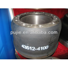 Auto part 43512-4100 Hino brake drums